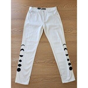 NWT Scotch And Soda Amsterdams Black Midnight Dinner White/Off White Jeans 30x27